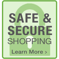 Safe & Secure Shopping...Learn More