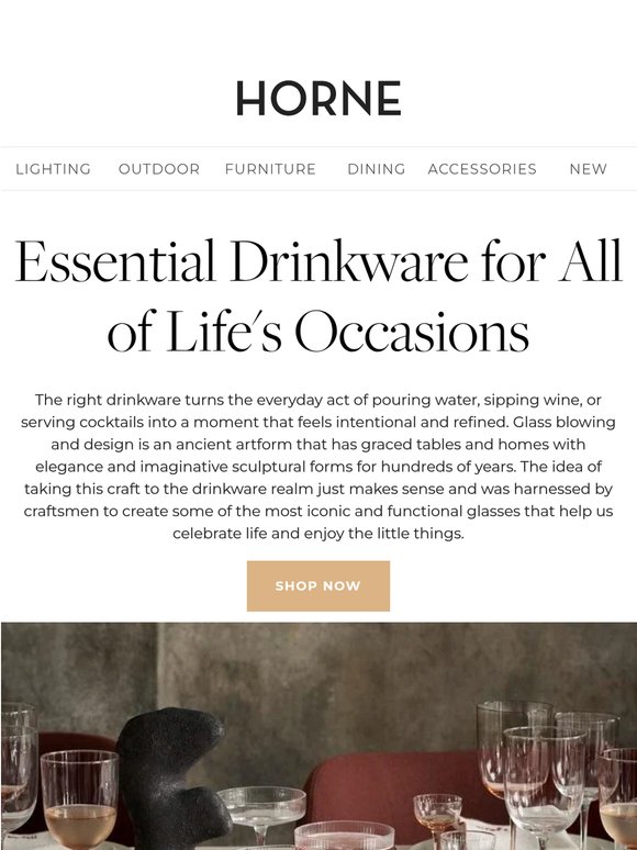 Essential Drinkware for All of Life's Occasions