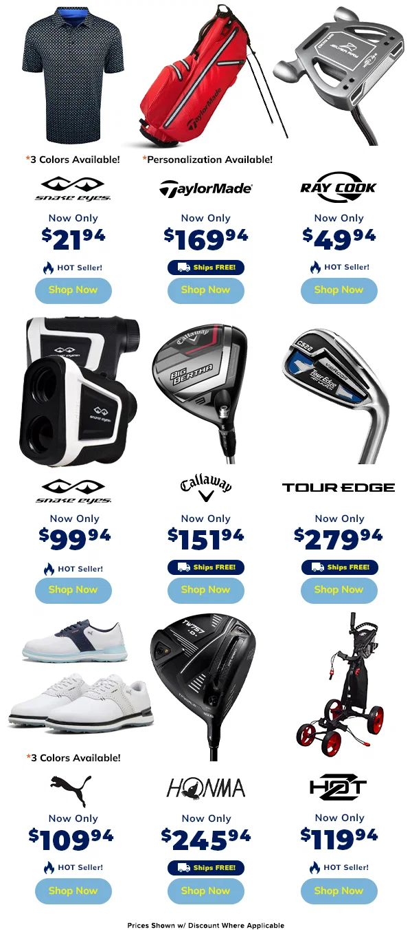 SAVE on Golf's HOTTEST SELLERS - Shop NOW!
