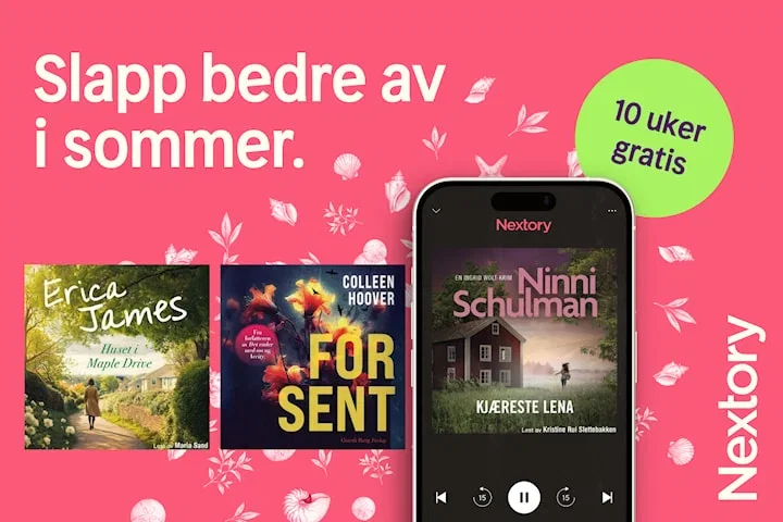 Prøv Nextory gratis i 10 uker, selv om du har testet før!