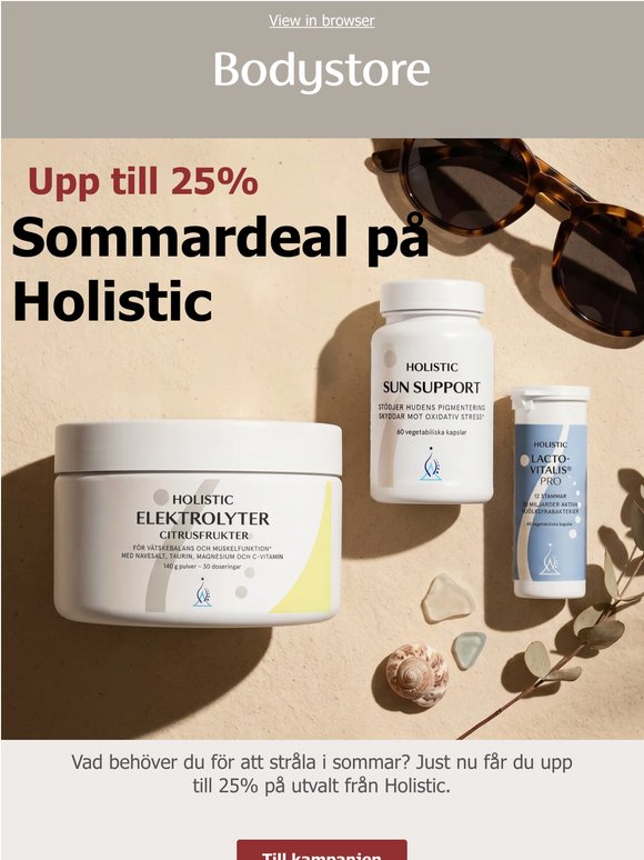 Sommardeal på Holistic!