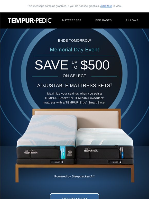 Ends Tomorrow — Save $500 during our Memorial Day Event