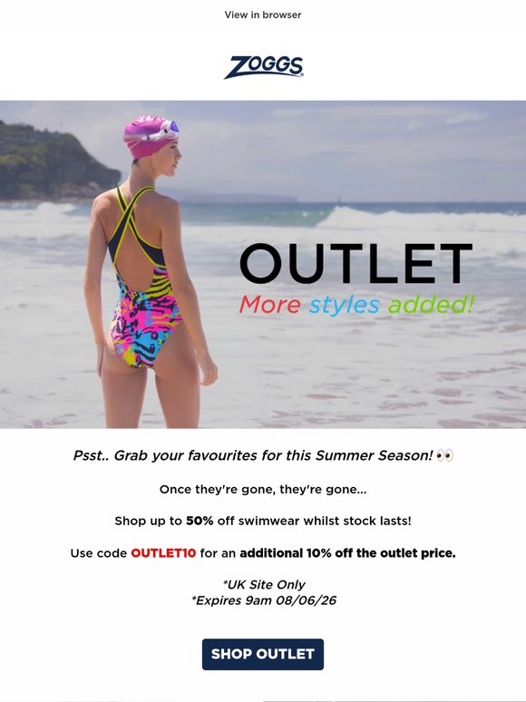 More styles to OUTLET!