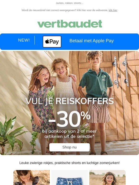 ⛱ -30% korting op ALLES voor in de vakantiekoffer bij aankopen van 2!