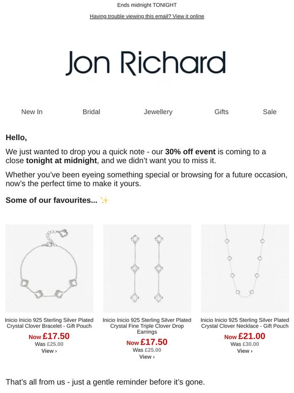 LAST CHANCE: 30% OFF