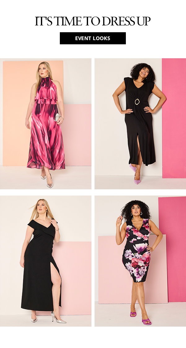 It's time to dress up with these event looks. Discover more now.