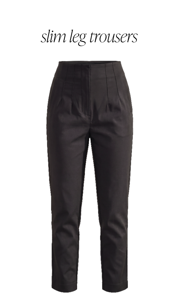Slim Leg Trouser Pants