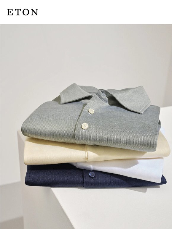 Just In: Refined Polo Shirts