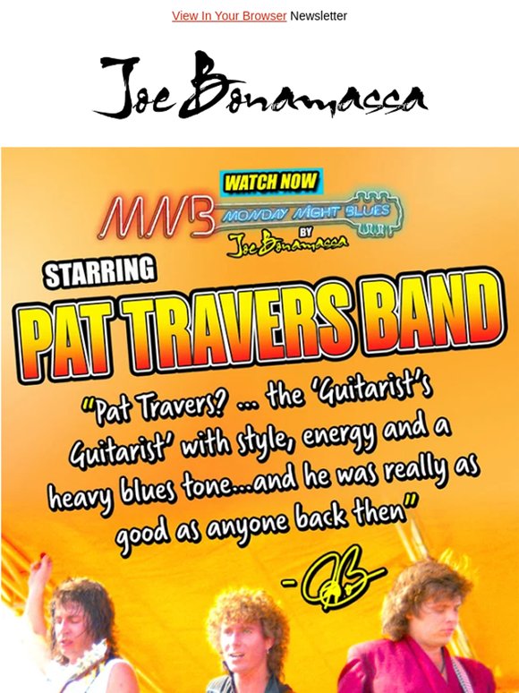 Pat Travers Band - "Born Under a Bad Sign" Live in 1980 - Watch Now!