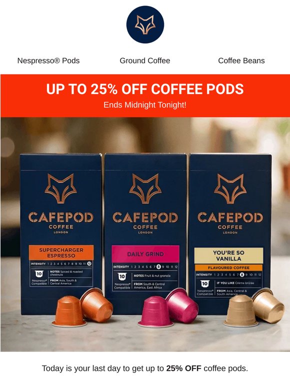 Last Call: Up to 25% OFF