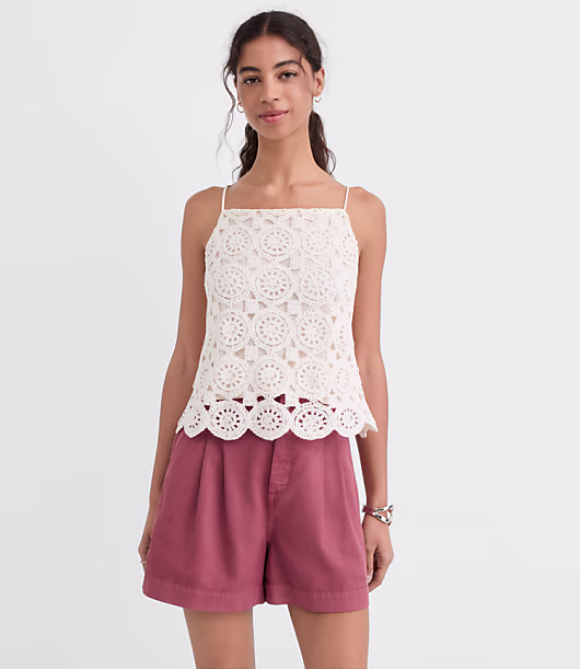 Circle Crochet Cami