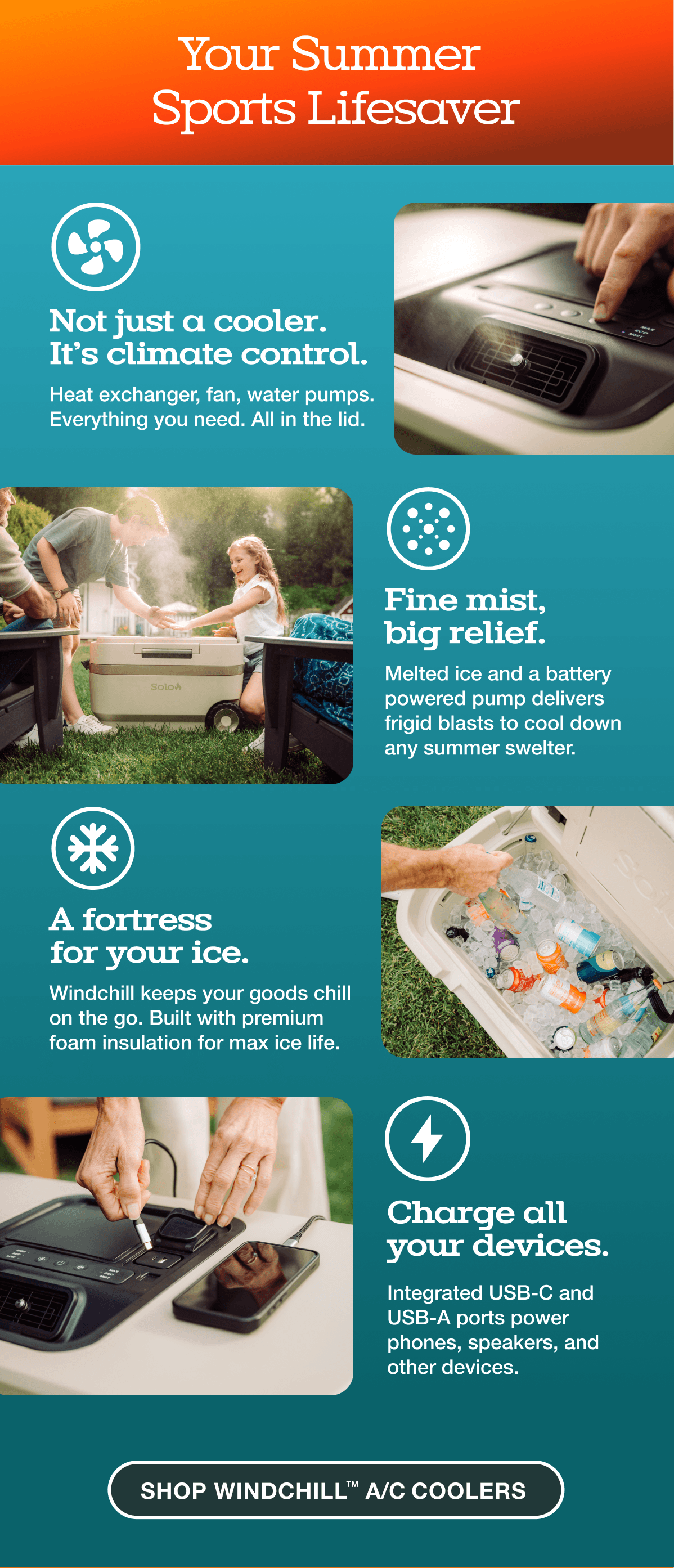 Windchill 30 Cooler + Mobile A/C