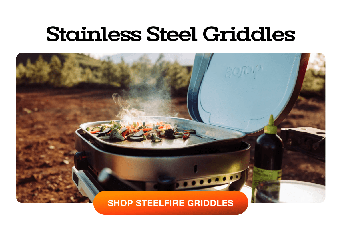 All-New Solo Steelfire™ Stainless Griddles
