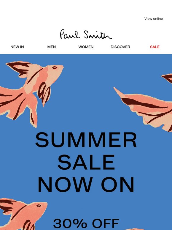 It's on: the Paul Smith Sale starts now