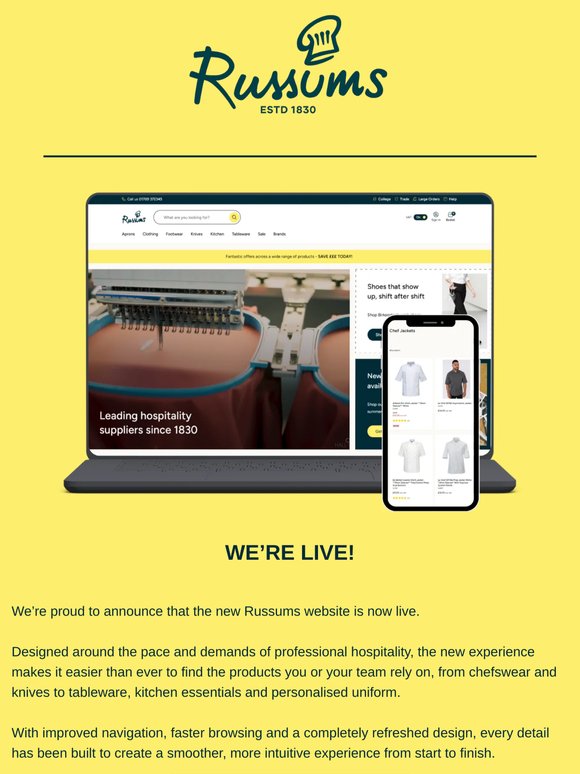 🎉We're Live!