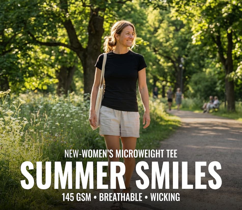 Microweight Merino wool t shirt