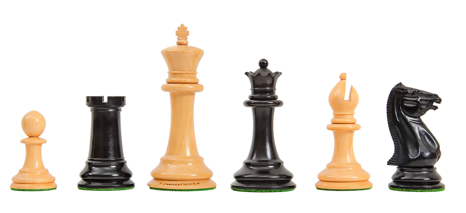 Image of The Morphy Series Luxury Chess Pieces - 4.4" King