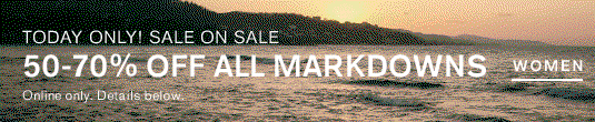 Today Only! 50-70% Off All Markdowns ; Shop Women's