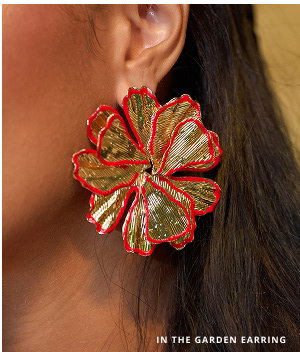 IN THE GARDEN EARRING