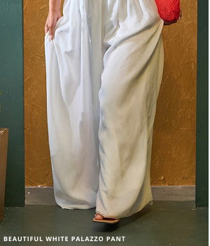 BEAUTIFUL WHITE PALAZZO PANT