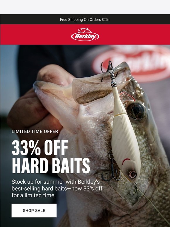 SALE 🚨 33% OFF Hard Baits Starts Today!