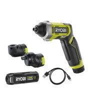 Ryobi RSD4-120T 4V USB Lithium ERGO Screwdriver with 1x 2.0Ah Battery