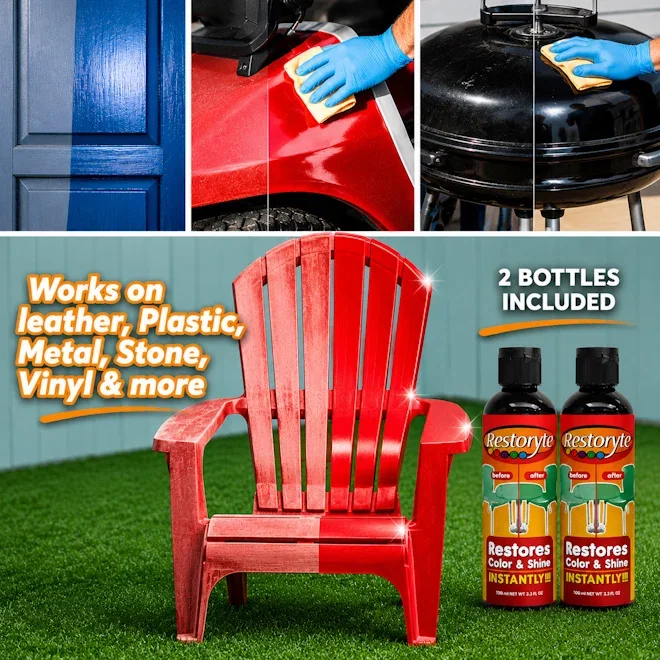 Works on leather, Plastic, Metal, Stone, Vinyl and more