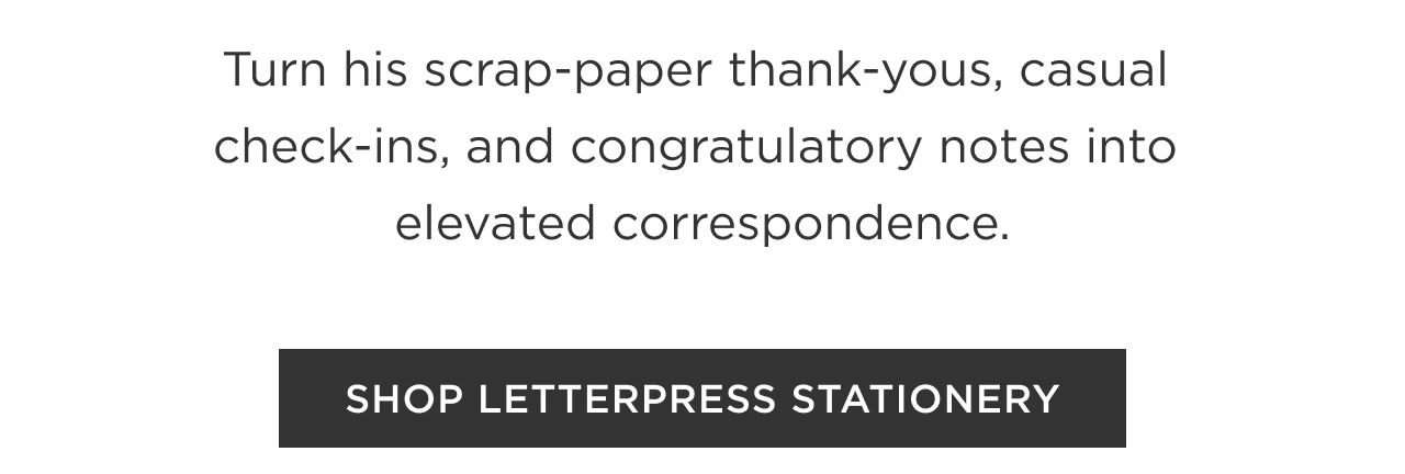 Shop Letterpress Stationery