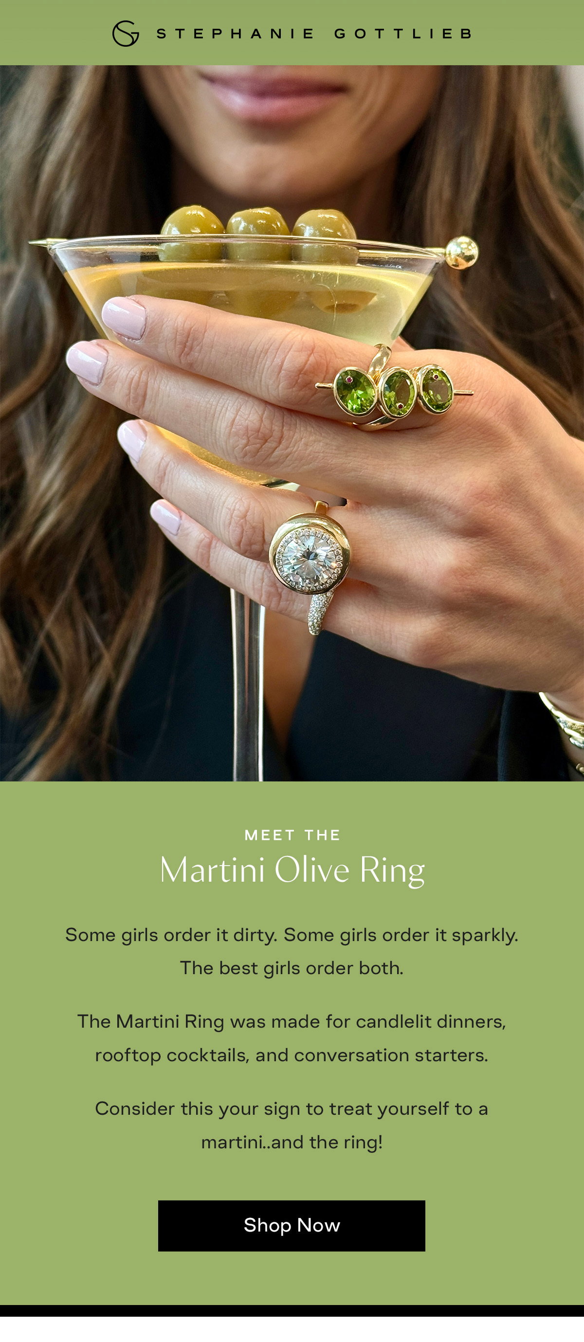 the martini olive ring