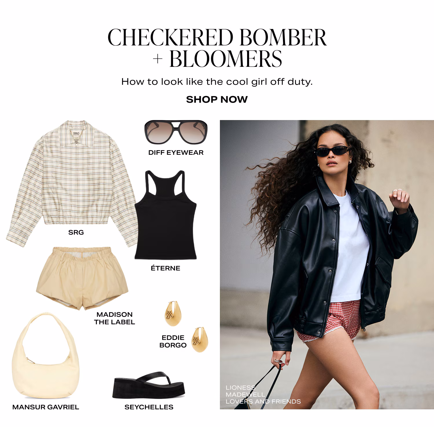 Shop Checkered Bomber