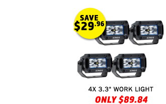 4x 3.3 Work Light