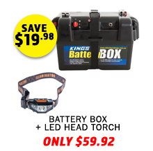 Battery Box + Illuminator LED Head Torch