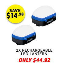 2 x Rechargeable LED Lantern