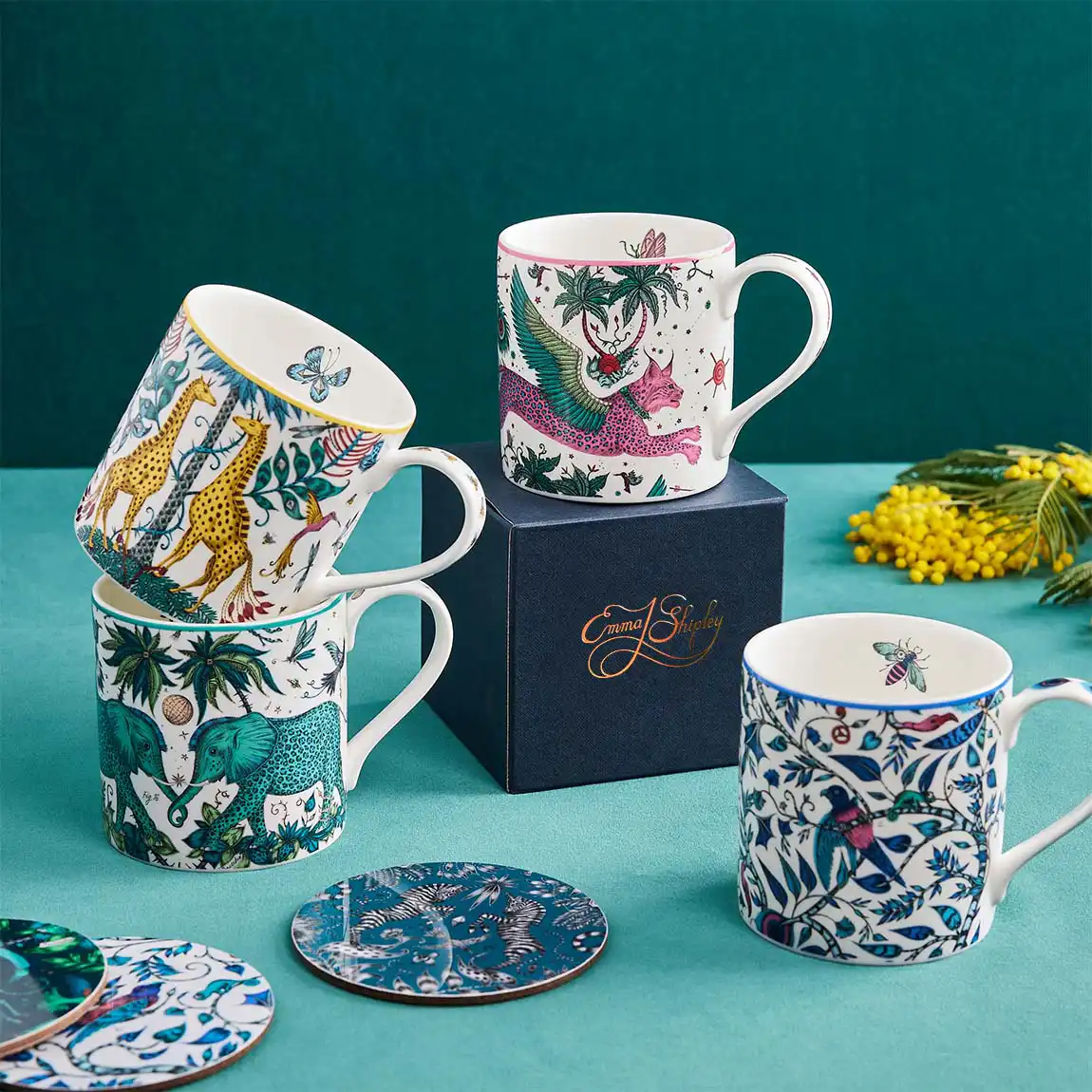 Image of The Explorer Mugs - Set of 4