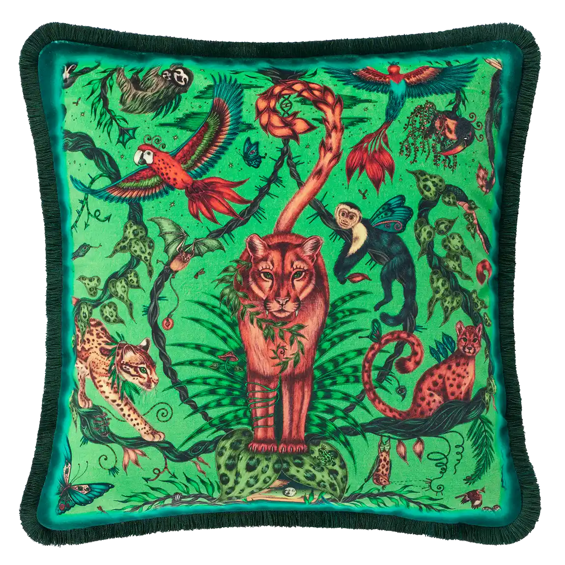 Image of Bosque Dreams Luxury Velvet Cushion