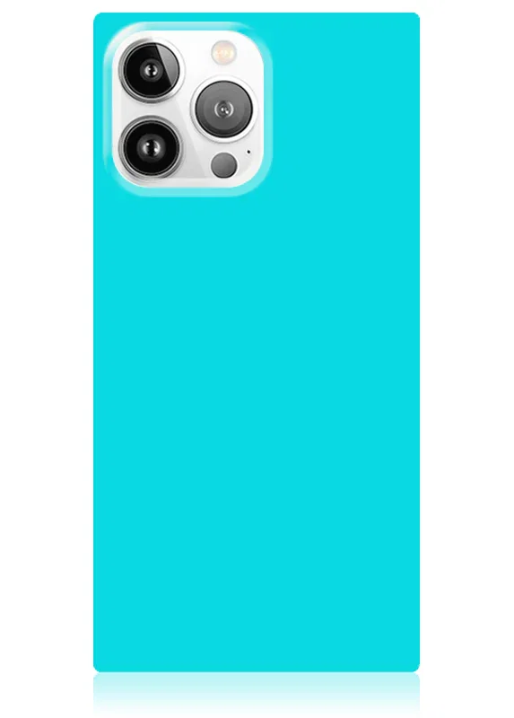 Image of SQUARE® Aqua iPhone Case