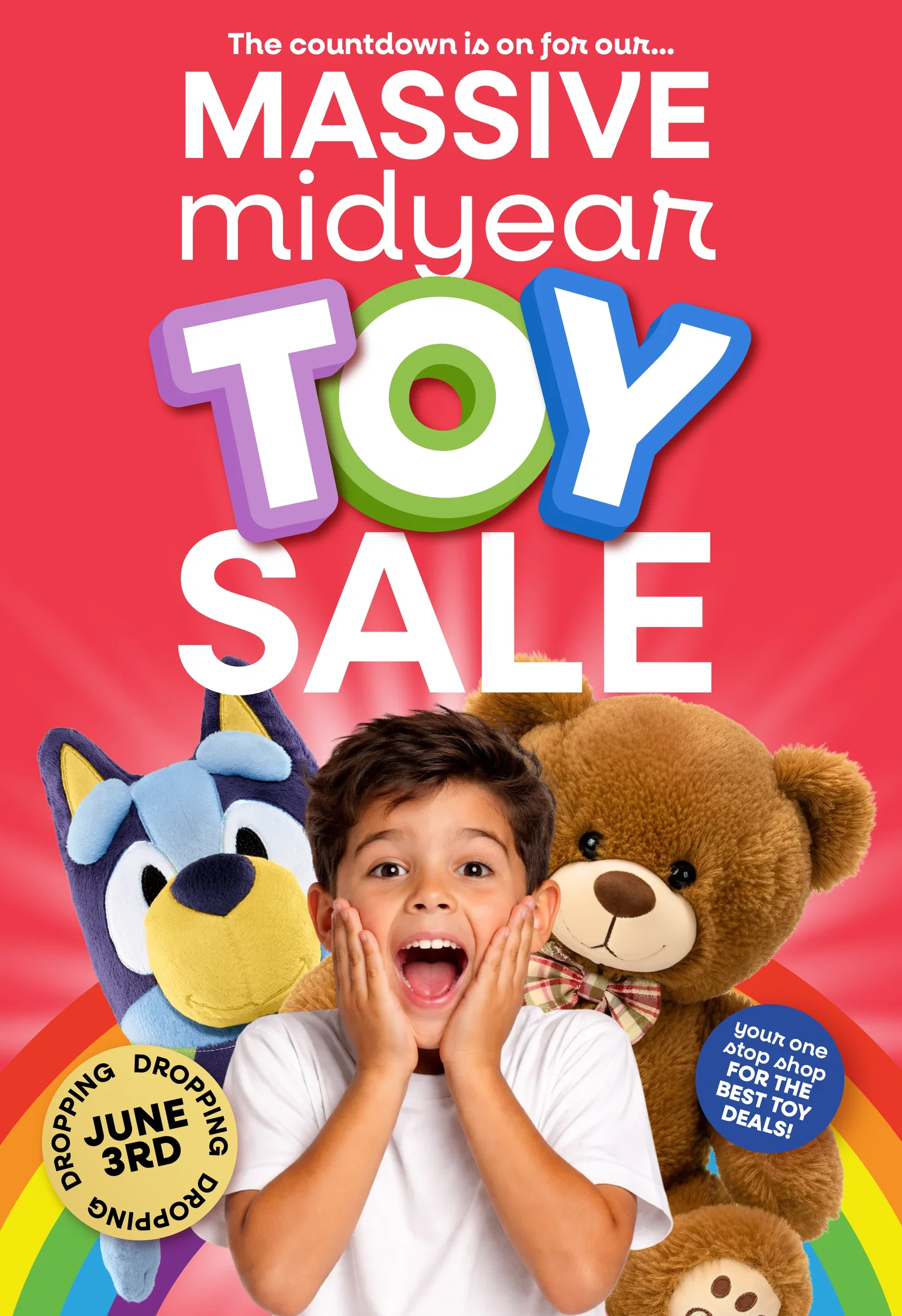 MASSIVE MID YEAR TOY SALE