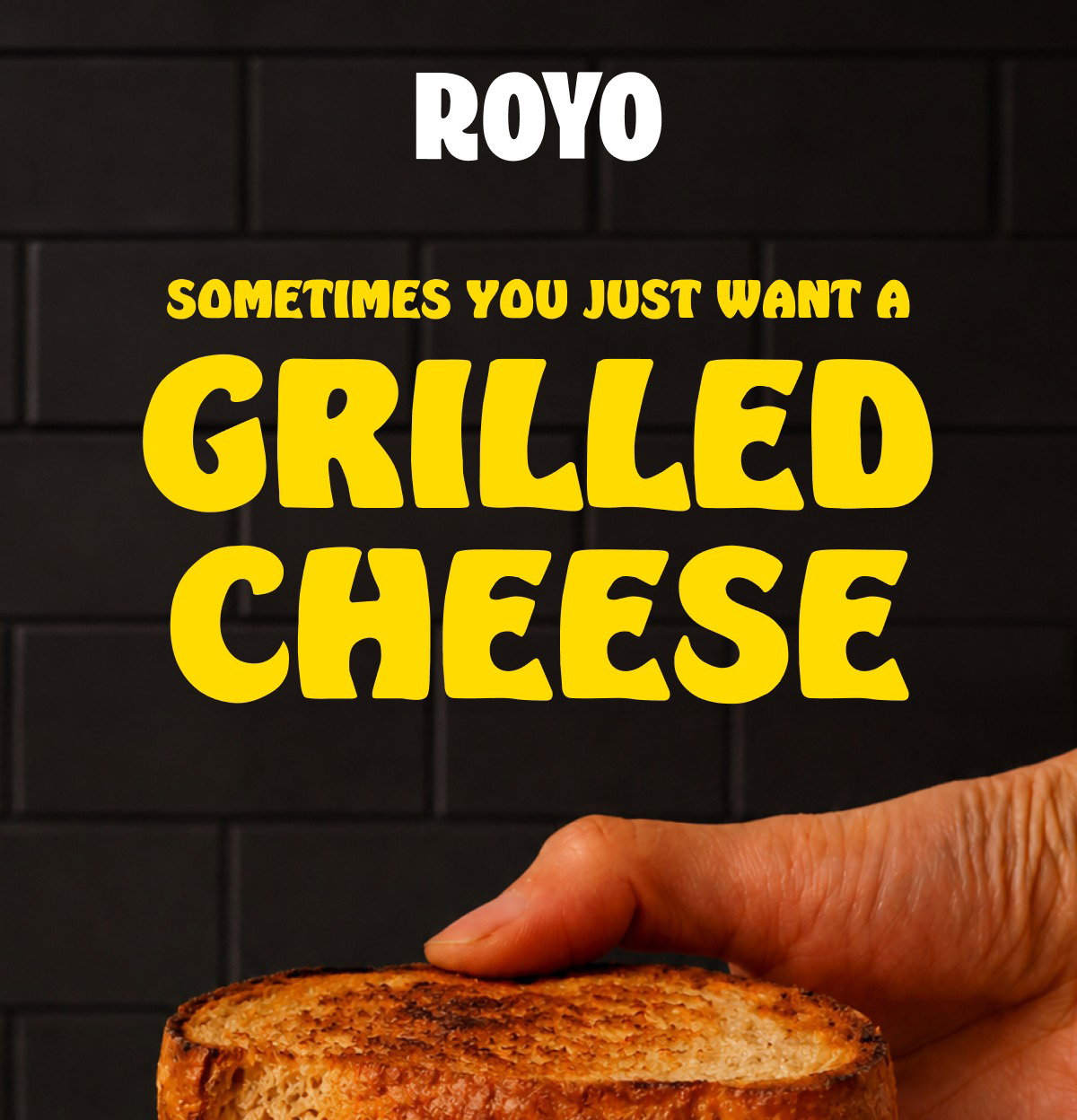 Sometimes you just want a  Grilled Cheese [START HEATING THE PAN]