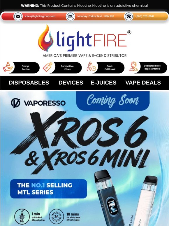 📢 Coming Soon: Vaporesso XROS 6 & XROS 6 Mini Kit