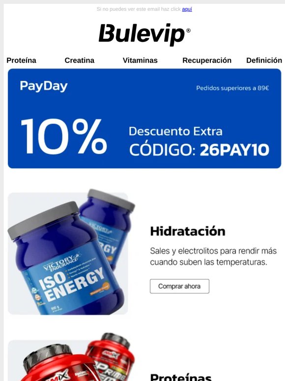 Tus mejores aliados este verano 🏋️ +10% DTO. EXTRA