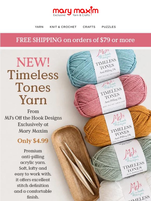 NEW Yarn Alert: MJ's Off the Hook Timeless Tones