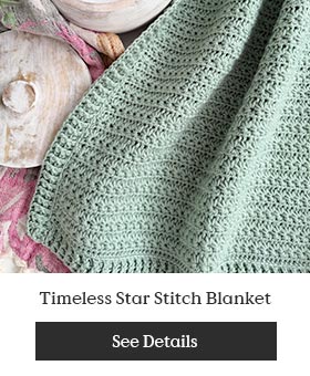 Timeless Star Stitch Blanket