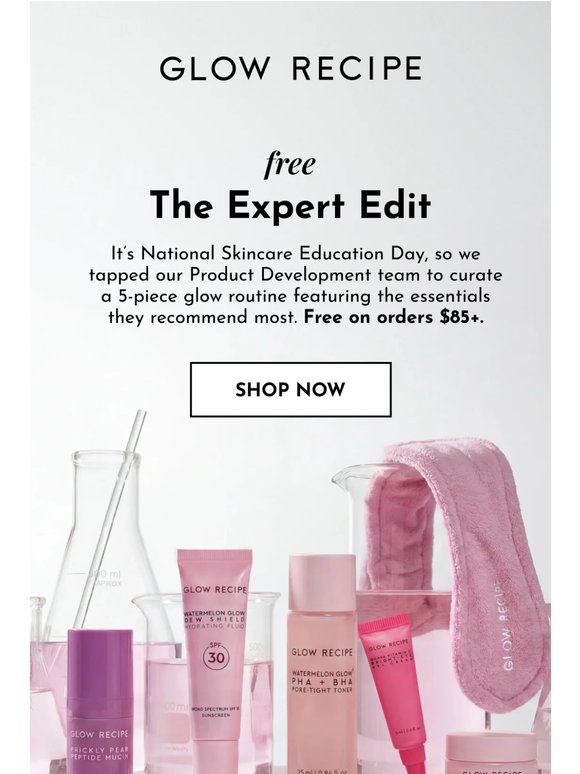 Our 6-piece Expert Edit, yours free