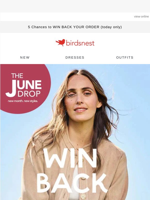 Win Back Your Order!! New Month, New Styles