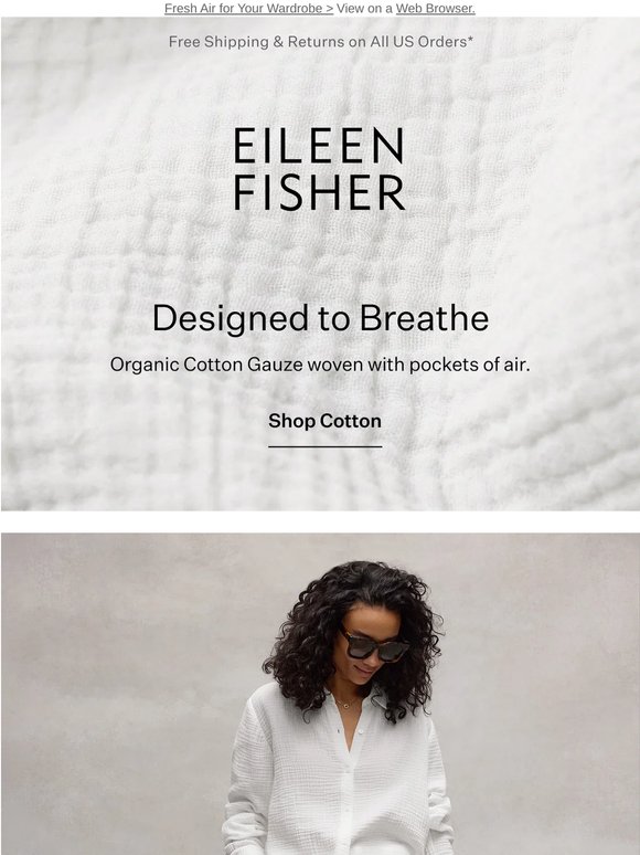 Organic Cotton Gauze Is Back
