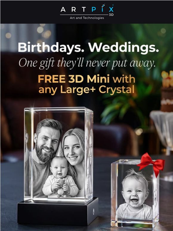 🎁 Birthday season – create a  gift they'll never stop talking about!