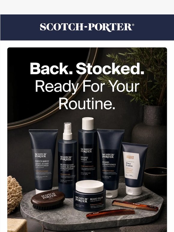 Beard Care Best Sellers Are Back!