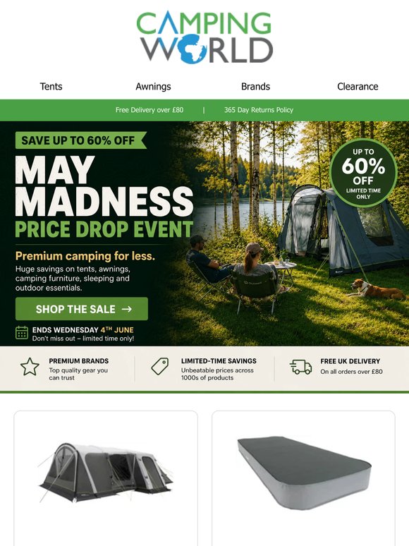 🔥 May Madness Continues – Save Up To 60% Until 4th June