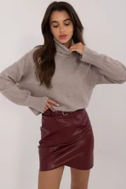 Everyday Textured Turtleneck Sweater Style 199635