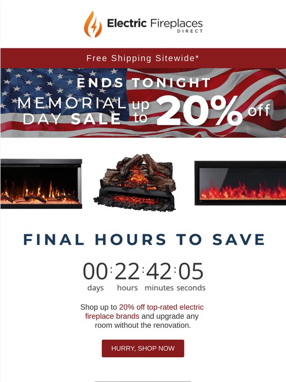 ⏰ Final Hours to Save Up to 20% Off